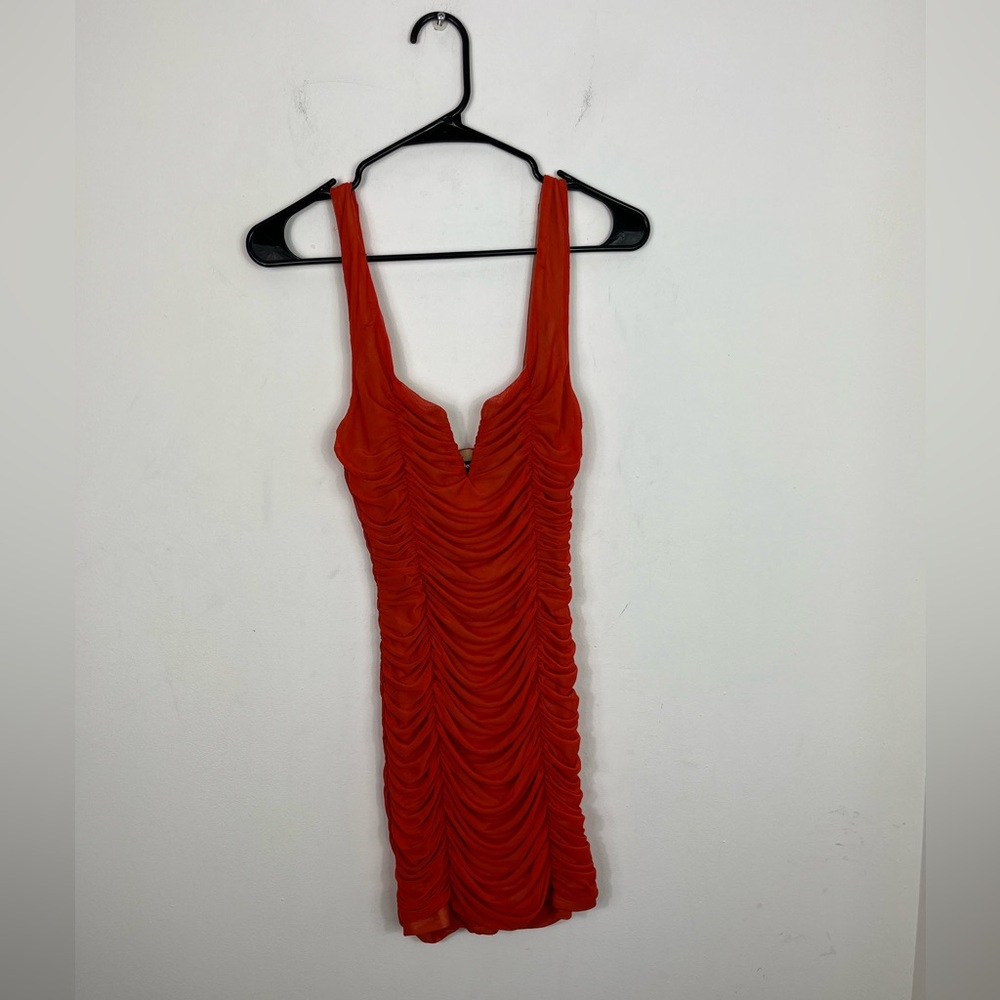 Superdown x Draya Michele Marlene Ruched Mini Dress Sz S - Picture 4 of 13